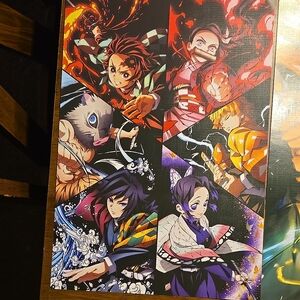 Demon Slayer Anime Poster And Sticker Set